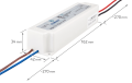 Sursă de alimentare LED CobaltElectro ZPV 24V 60W 2.5A IP67 - 5 ani garanție