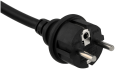 Prelungitor cu bară IP44 cu întrerupător 5m - 3 x priză de alimentare 230V - Negru