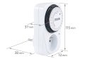 Programator mecanic de timp - PC-1M 3500W - zilnic