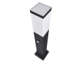 Lampa de grădină cu senzor de mișcare - corp de iluminat pe picior E27 LED Havana 65cm - Neagră