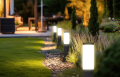 Lampă de grădină - corp de iluminat pe picior E27 LED Havana 45cm - Neagră