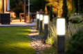 Lampă de grădină - corp de iluminat pe picior E27 LED Havana 65cm - Neagră