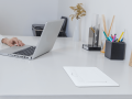 Distribuitor de birou încorporat în blat, bandă de alimentare cu 1x priză de alimentare, 1x USB-C și 1x USB-A Multibox 5 - Alb