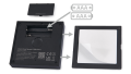 Mi-Light MiBoxer B4-B panou tactil 4 zone RGB+CCT 2.4 GHz negru