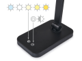 Lampa de birou pentru desen tehnic LED 5W STL036 - Neagră - Multicolor (3000-6000K)