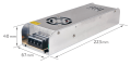 Sursă de alimentare modulară Slim 12V 300W 25A IP20