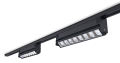 Set Steka Eclipse 12W 30cm 4000K lampă pe șină LED x2 + șină de alimentare 1.5m - Negru