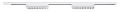 Set Steka Eclipse 12W 30cm 4000K lampă pe șină LED x2 + șină de alimentare 1.5m - Alb