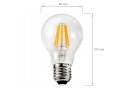 Bec LED E27 12W Filament - Alb cald (3000K)