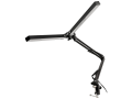 Lampa de birou dublă de desen LED 8W STL028 - Neagră - Alb neutru (4000K) 