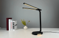 Lampa de birou dublă de desen LED 8W STL028 - Neagră - Multicolor (3000-6000K) 