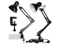 Lampa de birou de desen LED STL032 - Neagră - 1xE27