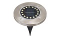 Lampadar grădină bătut în substrat Solară LED 16xSMD - 4 szt. - Satin - Alb rece (5500K)