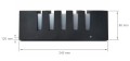 Lampă de fațadă - aplică de grădina - corp de iluminat exterior E27 LED Koga - Negru