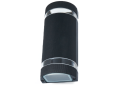Lampă de fațadă - aplică de grădina - corp de iluminat exterior GU10 LED Hana rotund - Negru