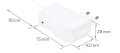 Adaptor de alimentare 12V 12W 1A IP20 - Alb 