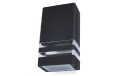 Lampă de fațadă - aplică de grădina - corp de iluminat exterior GU10 LED Inez - Negru