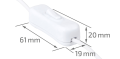 Adaptor de alimentare cu comutator 12V 30W 2.5A IP20 - Alb