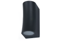 Lampă de fațadă - aplică de grădina - corp de iluminat exterior GU10 LED Dora Duo - Negru