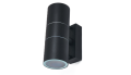 Lampă de fațadă - aplică de grădina - corp de iluminat exterior GU10 LED Elor - Negru