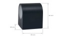 Lampă de fațadă - aplică de grădina - corp de iluminat exterior GU10 LED Luna - Negru