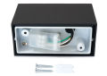 Lampă de fațadă - aplică de grădina - corp de iluminat exterior GU10 LED Lidia Duo - Negru