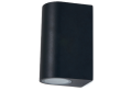 Lampă de fațadă - aplică de grădina - corp de iluminat exterior GU10 LED Luna Duo - Negru