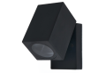 Lampă de fațadă - aplică de grădina - corp de iluminat exterior GU10 LED Rhino - Negru