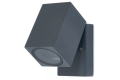 Lampă de fațadă - aplică de grădina - corp de iluminat exterior GU10 LED Rhino - Gri
