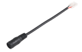 Conector LED PRO D MINI: bandă LED COB 8mm clips - priză DC 2.1/5.5