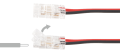 Conector LED PRO B MINI: bandă LED 8mm clemă - cablu