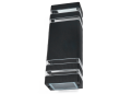 Lampă de fațadă - aplică de grădina - corp de iluminat exterior GU10 LED Inez Duo - Negru