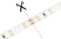 Bandă LED 12V | 3014 | 300LED | 5m | IP20 | Alb rece (6000K)