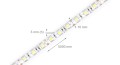 Bandă LED 12V | 5050 | 300LED | 5m | IP65 | Alb cald (3000K)