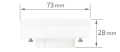 Bec LED GX53 8W 230V - Alb neutru (4000K)