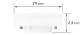 Bec LED GX53 12W 230V - Alb neutru (4000K)