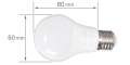 Bec LED E27 8,5W - Alb neutru (4000K)