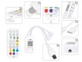 Controler cu infraroșu (IR) MH-BLUETOOTH-020 pentru benzi LED RGB