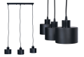 Lampă tavan suspendată din seria Retro & Loft: Loftinio (LW09) 3xE27 - Negru