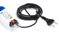 Set bandă LED 24V | 2835 | 120LED  | 2m | IP67 | NEON | 4500K + alimentator 24V 24W + Ștecher cu cablu de alimentare 1.9m
