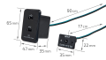 Încărcător încastrat 2xUSB pentru telefon Samsung, Iphone, Xiaomi 