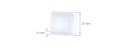 Capac pentru benzi LED Neon 24V/230V 8X16mm
