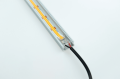 Conector LED PRO D MINI: bandă LED COB 8mm clips - priză DC 2.1/5.5