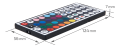 Controler infraroșu (IR) IR-RGB-44 288W pentru benzi LED RGB