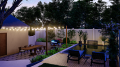 Ghirlanda luminoasă pentru grădină - lămpi de grădină 10m 20xE27