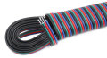 Cablu 4PIN x 0,35 pentru bandă LED RGB și alte dispozitive electrice