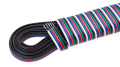 Cablu 5PIN x 0,35 pentru bandă LED RGBW și alte dispozitive electrice 200m