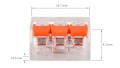 Conector tip 3P 0,14x0,2-4mm2