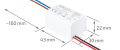 Convertor LED de incastrat 12V 0.5A 6W IP67 ESPE | LP-0612