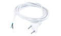 Ștecher plat cu cablu de alimentare 2x0,75mm 1.9m - Alb